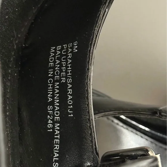 Madden Girl Glossy Black Slingback Heels - Picture 5 of 5
